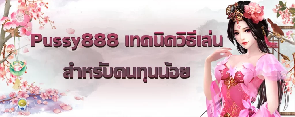Pussy888 เทคนิควิธีเล่นสำหรับคนทุนน้อย