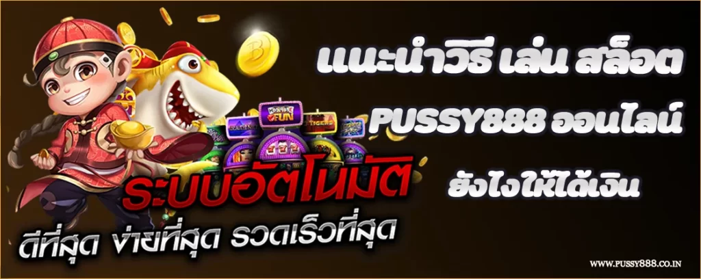แนะนำวิธี เล่น สล็อต PUSSY888 ออนไลน์ ยังไงให้ได้เงิน