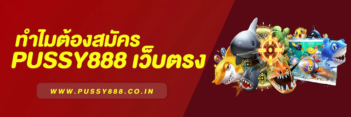 ทำไมต้อง สมัคร PUSSY888 เว็บตรง