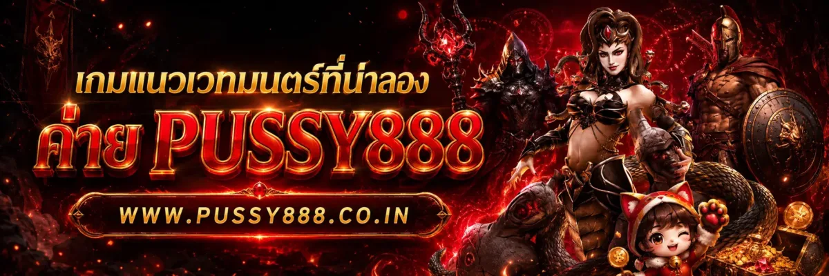 เกมแนวเวทมนตร์ที่น่าลอง สล็อต เว็บใหญ่ pussy888