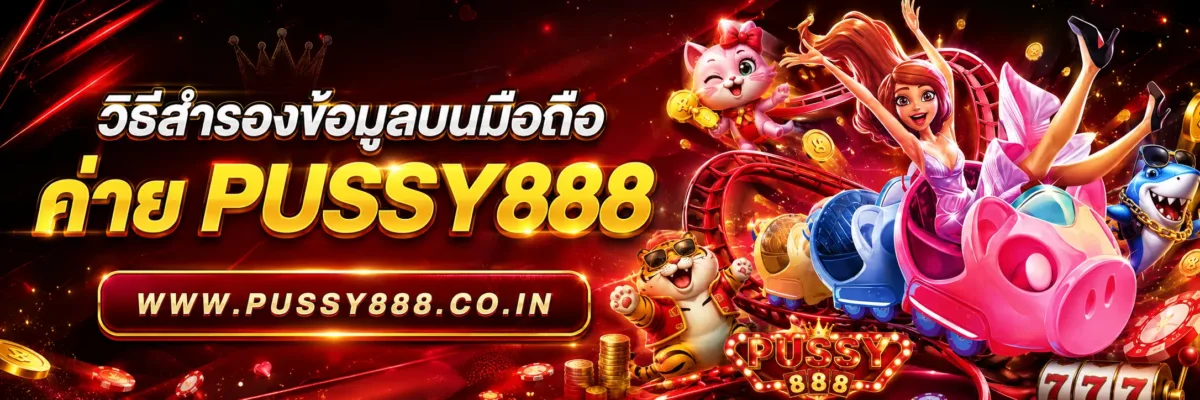 ฟรีทดลองถอนได้ วิธีสำรองข้อมูลบนมือถือ PUSSY888