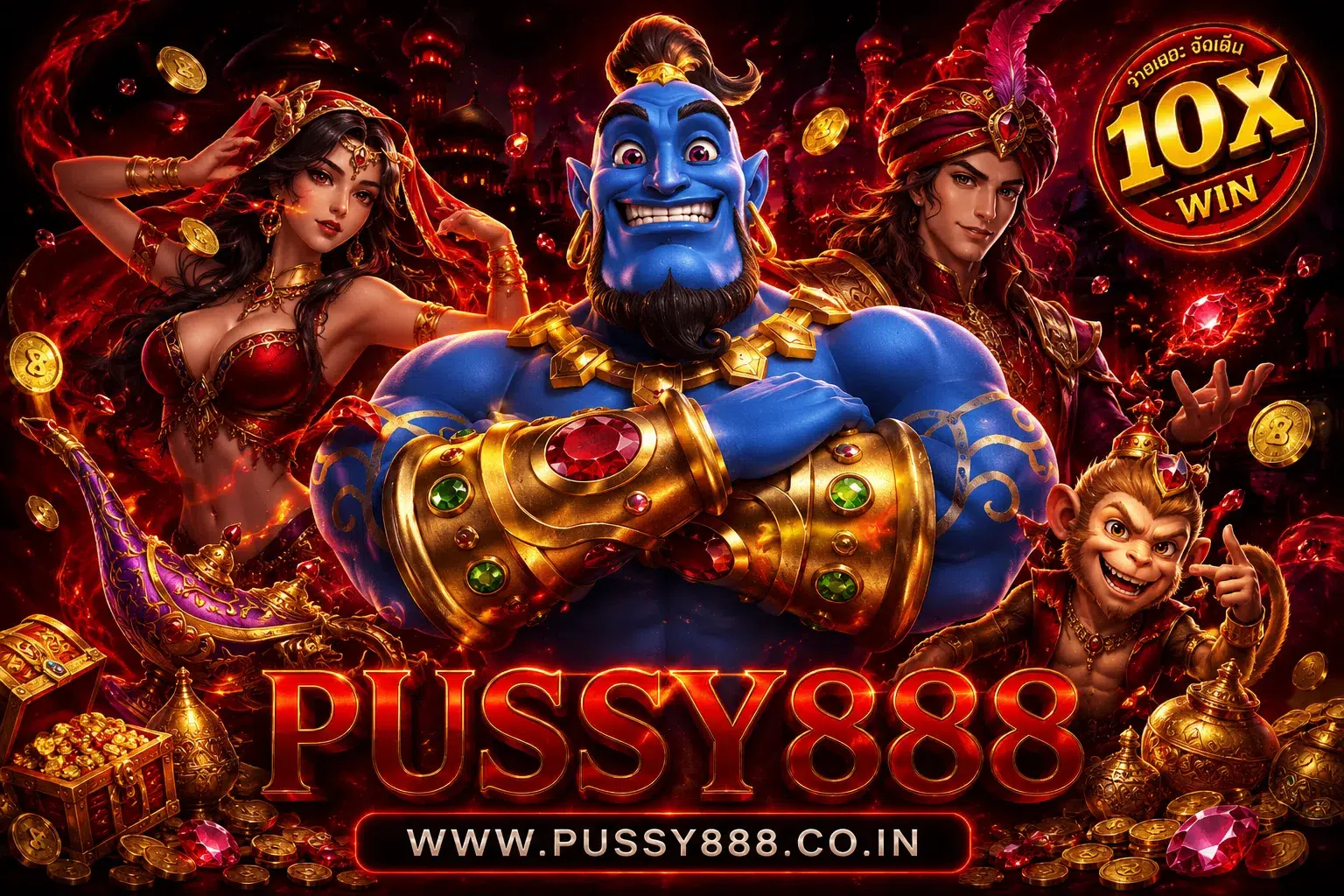 เกมสล็อต ค่าย pussy888 เว็บตรง