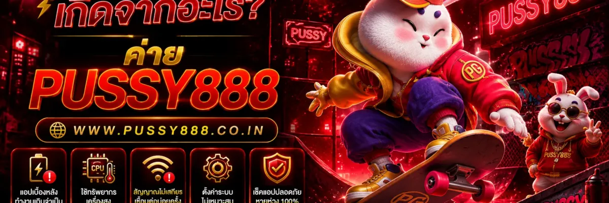 เกมสล็อต แอปกินแบตผิดปกติเกิดจากอะไร PUSSY888 2026