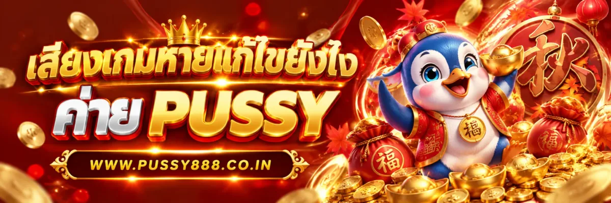 PUSSYPG เสียงเกมหายแก้ไขอย่างไร